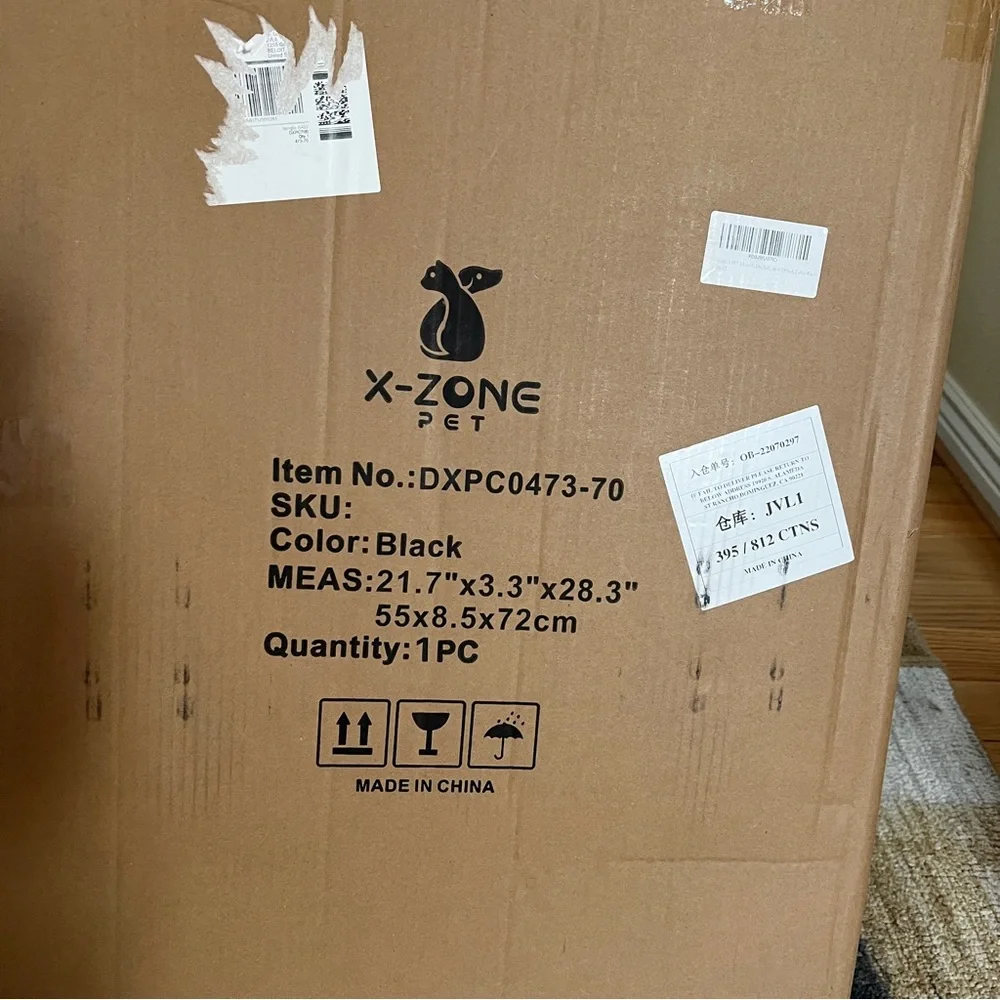 NEW 3Door 24” Indoor/Outdoor Folding Soft Pet Crate